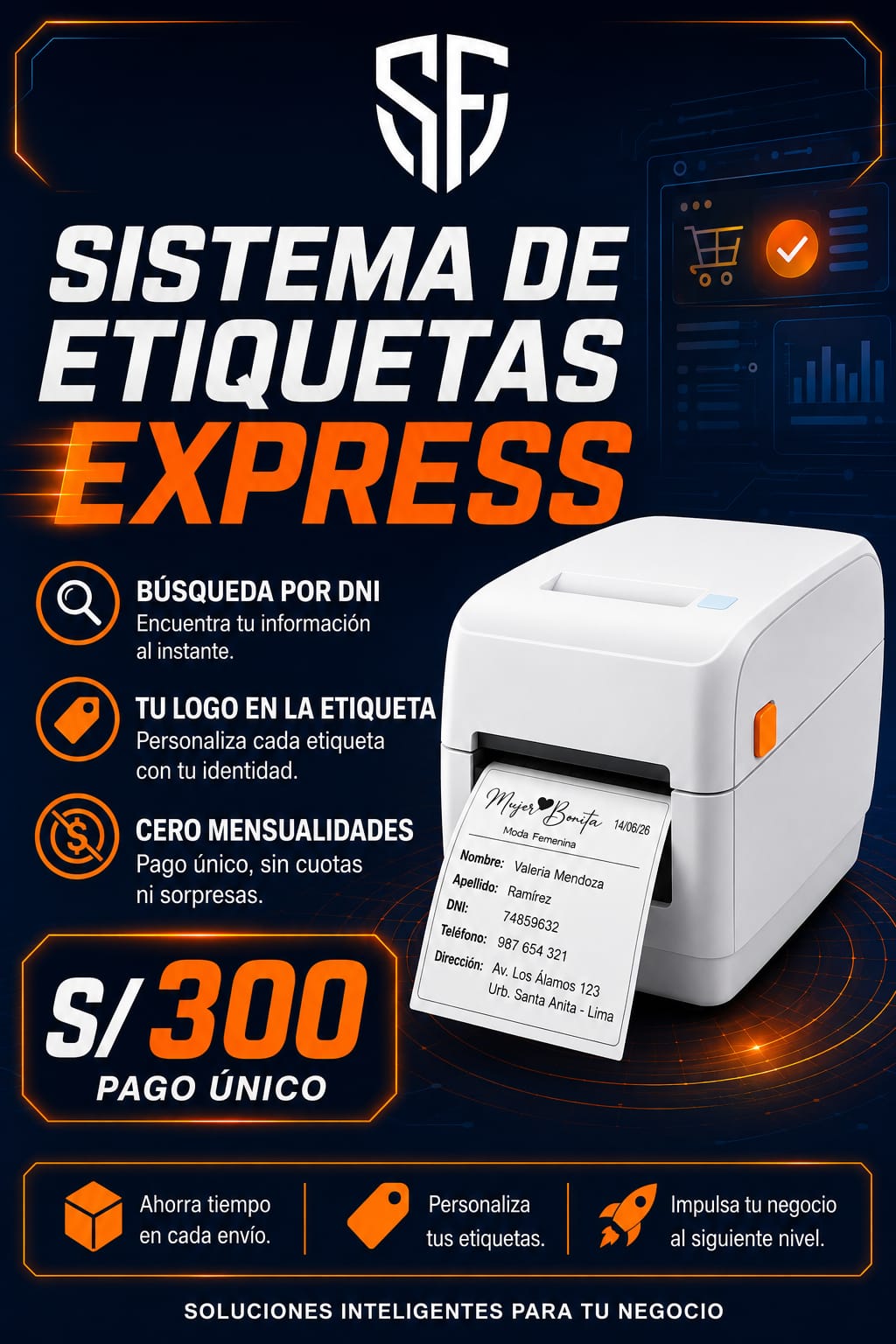 Sistema de Etiquetas Express Solufact